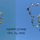 Skydivers Set Three World Records Over Skydive Spaceland