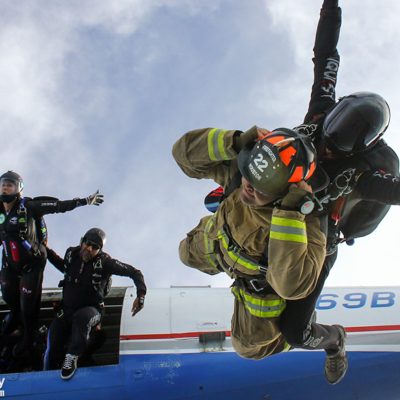 First Jump: Tandem Skydive for U.S. Military Dependents, Police, Fire, EMS, Healthcare, Merchant Marine